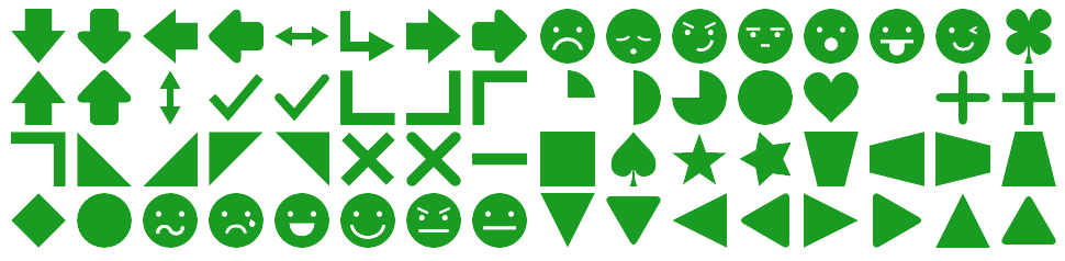 State indicator and harvey balls visualization. 州指标哈维鲍尔斯