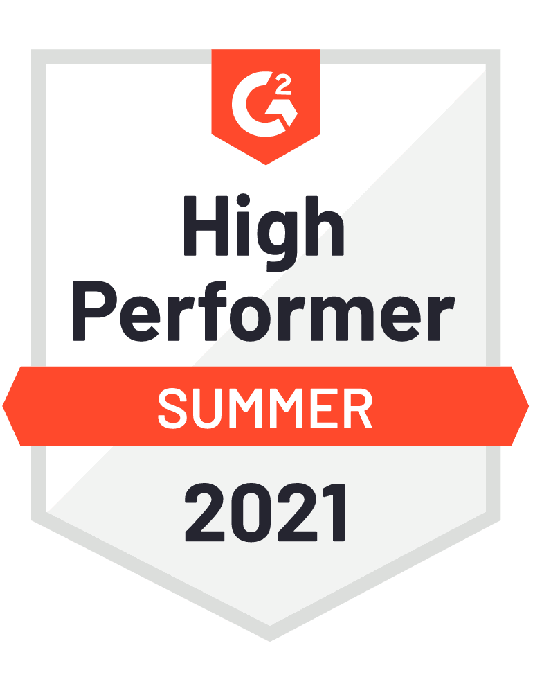 高表现的2021年夏季G2徽章